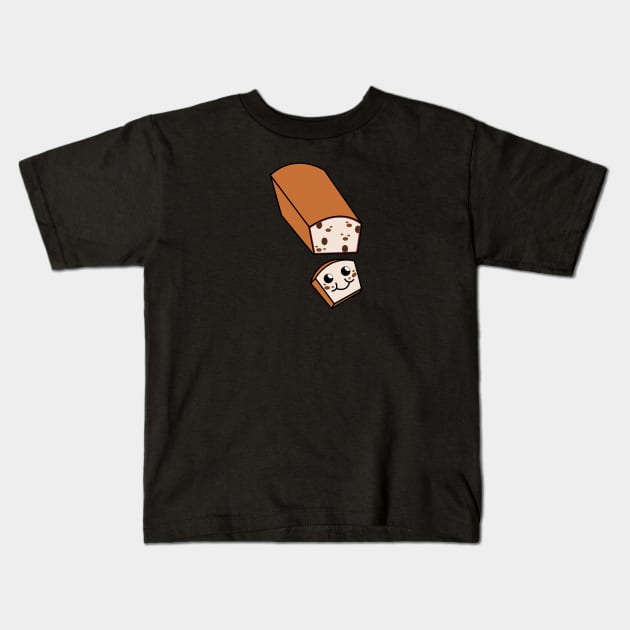 Banana Bread Kids T-Shirt by traditionation